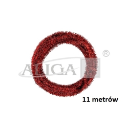 Drucik pluszowy metalizowany czerwony, DPK-37, 10mmx11m, Aliga